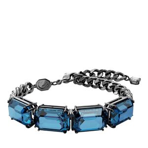 Swarovski Armbanduhr - Millenia bracelet, Octagon cut, Ruthenium plated - Gr. M - in Blau - für Damen