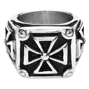 etNox hard and heavy Ring - Heavy Iron Cross - für Herren -