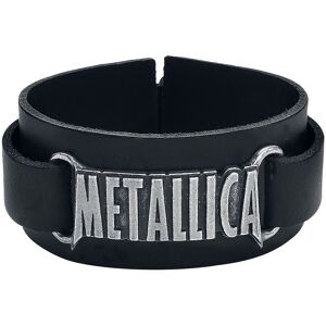 Metallica Lederarmband - Metallica Logo - für Herren - schwarz