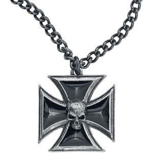 Alchemy Gothic - Gothic Halskette - Black Knight's Cross -