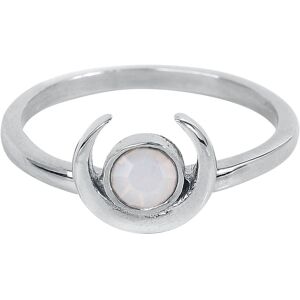 etNox - Gothic Ring - Moon - für Damen - silberfarben