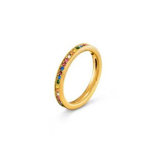 Tchibo - Ring Memory Multicolor - Gold - Gr.: 19 Messing  19 female