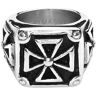 etNox hard and heavy Ring - Heavy Iron Cross - für Herren -