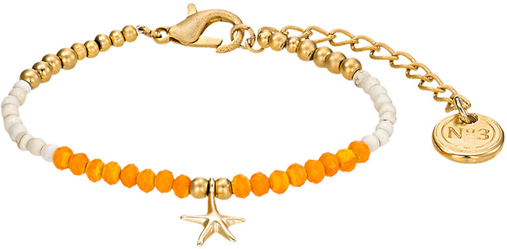 N°3 Korallenarmband - Kristall ORANGE