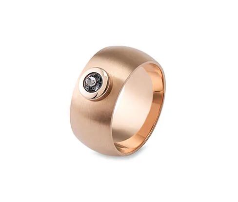 Tchibo - Edelstahl-Ring - Gold - Gr.: 18 Stahl  18