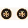 Tory Burch Puzetové Náušnice Kira Enamel zlatá/ černá one size weiblich