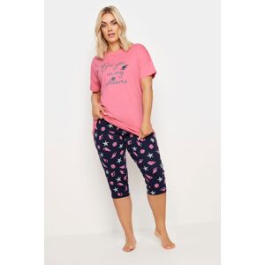 Yours – Pyjamaset „Sea You In My Dreams“ In Rosa 58-60