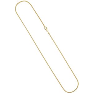 Goldkette JOBO Halsketten Gr. Gelbgold 585, Länge: 45 cm, gelb (gelbgold 585) Damen Goldketten Schlangenkette 585 Gold 45 cm 1,6 mm