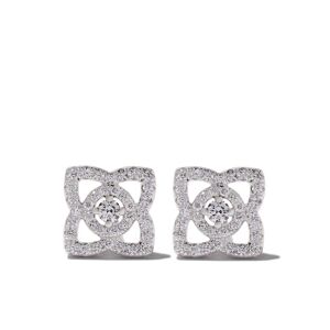 De Beers Jewellers 18kt 'Enchanted Lotus' Ohrstecker mit Diamanten - WHITE GOLD Einheitsgröße Female