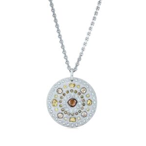 De Beers Jewellers 18kt 'Talisman' Weißgoldhalskette mit Diamanten - Silber Einheitsgröße Female