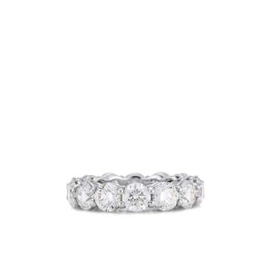 De Beers Jewellers Platinum DB Classic Full Eternity 0,5ct Ring mit Diamanten - Silber 51/54/53/49/52/55 Female