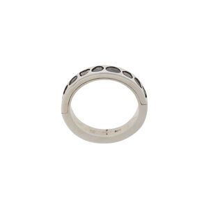 Parts of Four 'Sistema' Ring, 4mm - Silber 6/9/11/8/8 1/2/12 Unisex