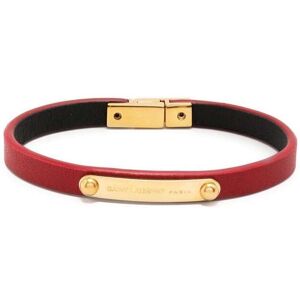 Saint Laurent Armband mit Logo-Gravur - Rot M Female