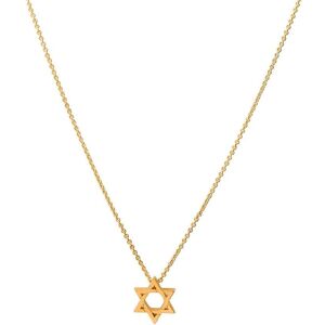 TANE México 1942 18kt The Star of David Gelbgoldhalskette 40 Unisex