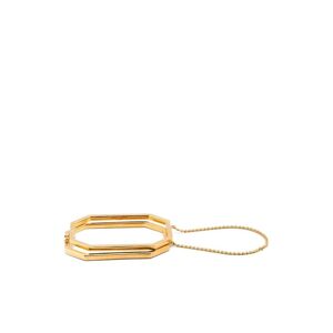 Saint Laurent Armreif mit Kette - Gold M/L Female