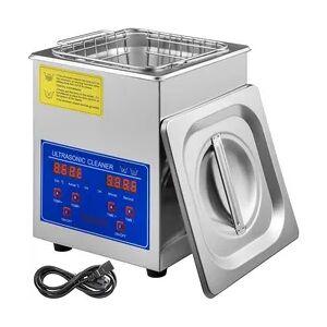 VEVOR JPS-10A Ultraschallreiniger 2L Reiniger Ultraschall Ultraschallreiniger Ultraschallreinigungsgerät Edelstahl mit digitaler Anzeige für Schmuck