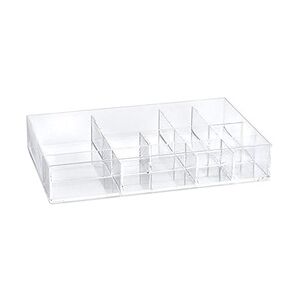 UNIQ Make-up- & Schmuck-Organizer - 12 Fächern Make-up Organizer Transparent