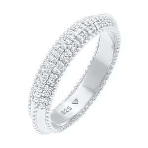 Elli DIAMONDS Verlobung Diamant (0.12 ct.) 925er Sterling Silber Ringe Damen