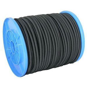 PROREGAL Seil R100, 10mm, 60m, schwarzer Gummi