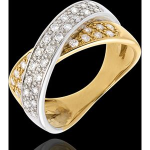 Edenly Ring Ellipse voll besetzt - 0.5 Karat - 36 Diamanten