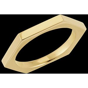 Edenly Herrenring Hexagon - Gelbgold, 9 Karat