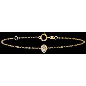 Edenly Armband Frische - AlphÃ©e - Gelbgold, 9 Karat, mit Diamanten