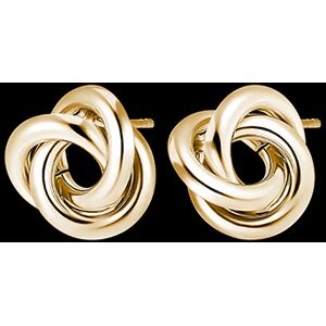 Edenly Ohrringe Saturn - Gelbgold, 9 Karat