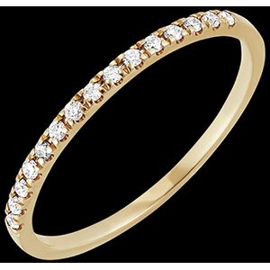 Edenly Trauring CÃ©lesta - Gelbgold, 9 Karat, mit Diamanten