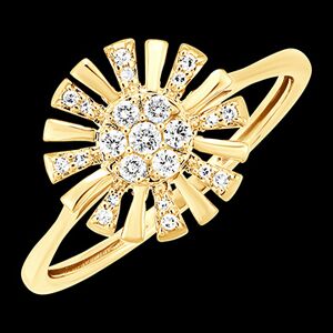 Edenly Ring FraÃ®cheur - Solar - 18 Karat Gelbgold und Diamanten