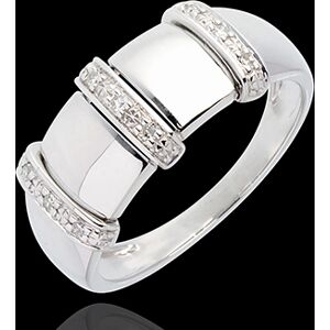 Edenly Ring Triade in Weissgold - 9 Diamanten