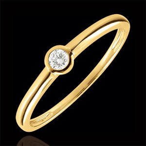 Edenly SolitÃ¤r Ring Mein Diamant - Gelbgold - 0.08 Karat - 9 Karat