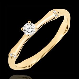 Edenly Verlobungsring Heiliger Urwald - 0.09 Karat Diamant - 9 Karat Gelbgold