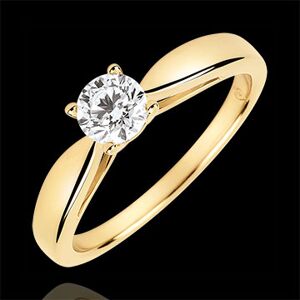 Edenly Solitaire rosÃ© - Diamant 0.4 Karat - Gelbgold 9 Karat