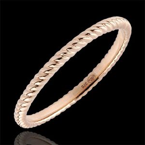 Edenly Ring Goldenes Seil - RosÃ©gold