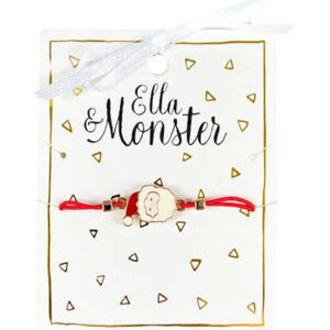 Monster Cable Armband SANTA (13,5cm) in weiß/rot