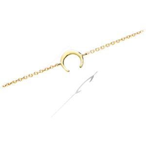 Les Trésors De Lily [Q6851] – Vergoldetes Armband „lune“ Gold – 9x9 Mm