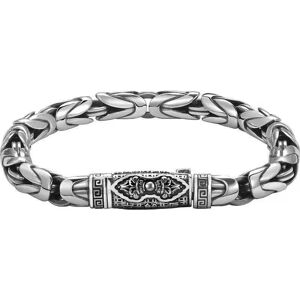 Pomoiii Jewelry Accessories S925 Thai Silber Neue Handgemachte Retro Männer Geflochtene Armband Einfachheit Hip Hop Nische Schmuck Zubehör Luxus Geschenk