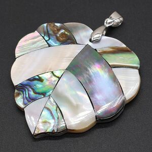 Shell Pendant Necklace Natürliche Weiße Muschel-Anhänger-Halskette, Modeschmuck, Blattform, Trendige Abalone-Muschel-Halsketten, Geschenkideen, Schmuck, Großhandel, Geschenke Für Liebhaber