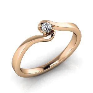 Juwelier-Schmuck Verlobungsring VR10 333er Roségold - 8249