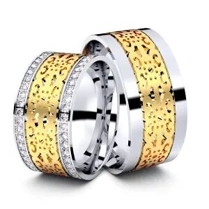 Juwelier-Schmuck Trauringe Nürtingen 750er Weiß-/Gelbgold - 7609