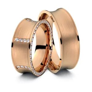 Juwelier-Schmuck Trauringe Koenigsbrunn 333er Rotgold - 7747