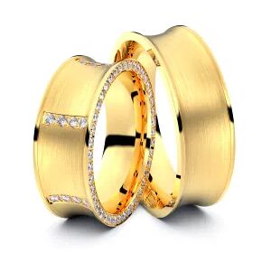 Juwelier-Schmuck Trauringe Koenigsbrunn 750er Gelbgold - 7713