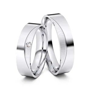 Juwelier-Schmuck Partnerringe / Freundschaftsringe Jena 925er Silber - 5072