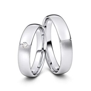 Juwelier-Schmuck Partnerringe / Freundschaftsringe Bergkamen 925er Silber - 5285