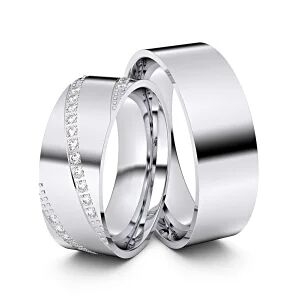 Juwelier-Schmuck Partnerringe / Freundschaftsringe Oranienburg 925er Silber - 5366