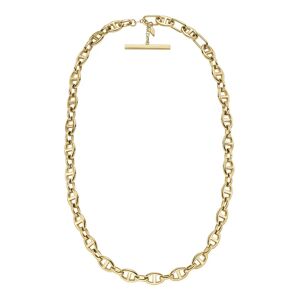 Fossil Halskette - Heritage D-Link Stainless Steel Anchor Chain Neckl - Gr. unisize - in Gold - für Damen