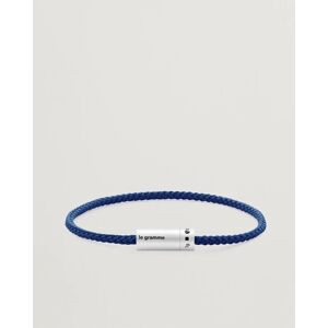 LE GRAMME Nato Cable Bracelet Blue/Sterling Silver 7g