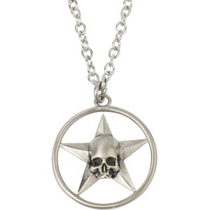 Rock Rebel by EMP - Rock Halskette - Skull Star - silberfarben - Unisex - unisex