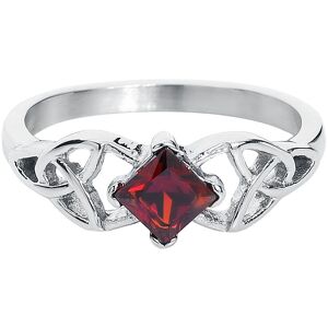 etNox - Mittelalter Ring - Keltischer Knoten - für Damen - silberfarben - Frauen - female