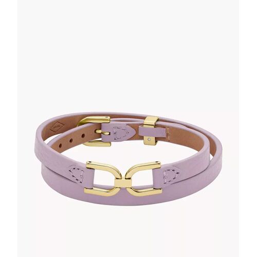 Fossil Armband Heritage D-Link Leder lavendel – Lavendel – Female – Gold